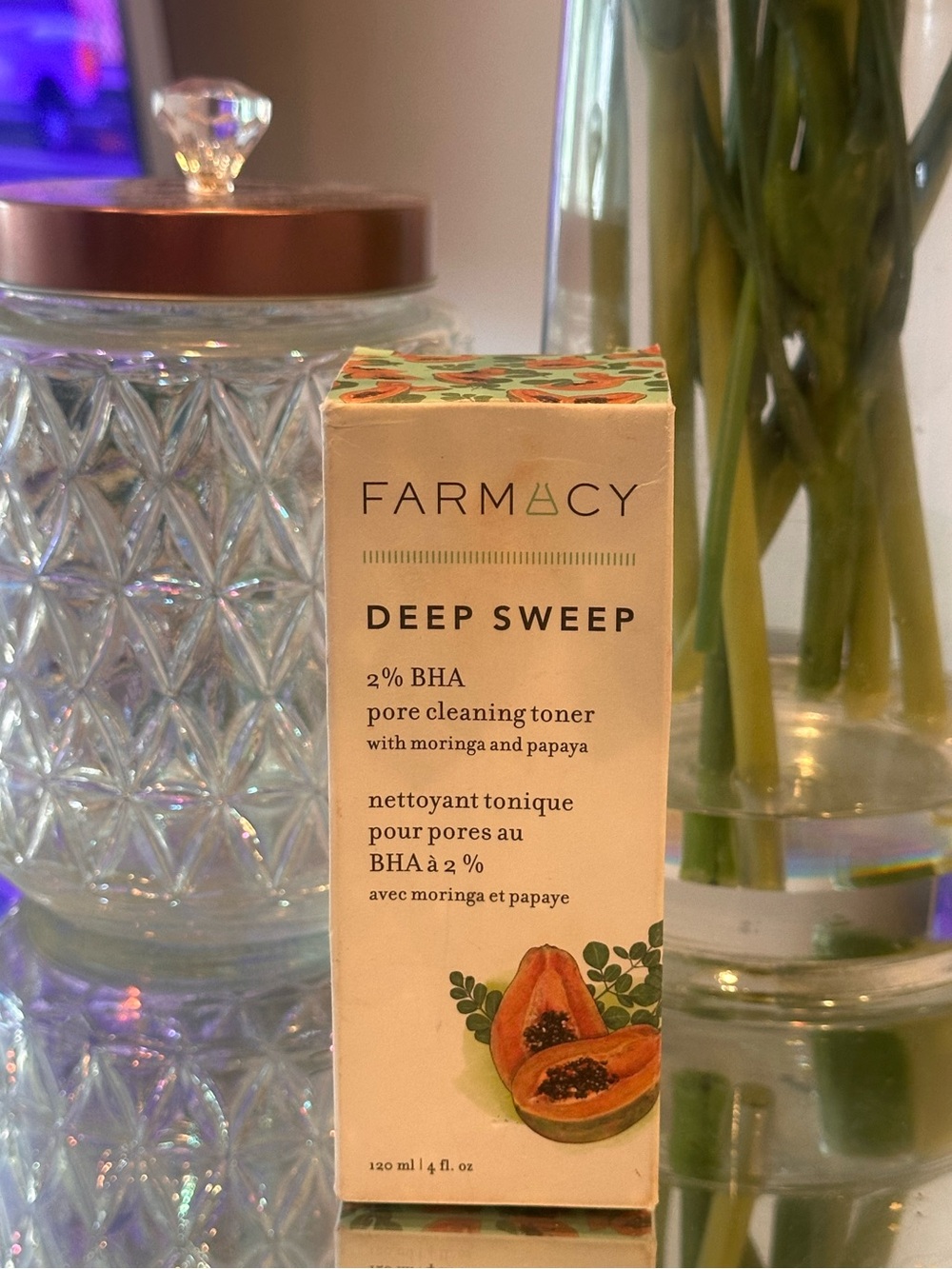 FARMACY Deep Sweep 2% BHA Pore Cleaning Toner 4oz NEW Boxycharm Exclusive Acne